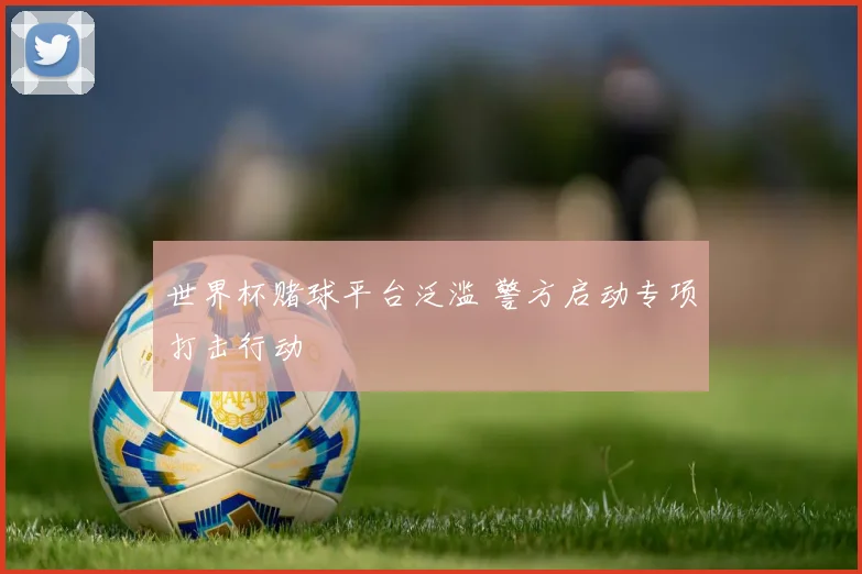世界杯赌球平台泛滥 警方启动专项打击行动